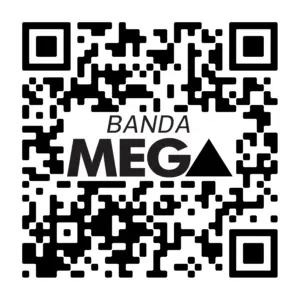 QR Code Canal do YouTube Banda mega(modelo 1)